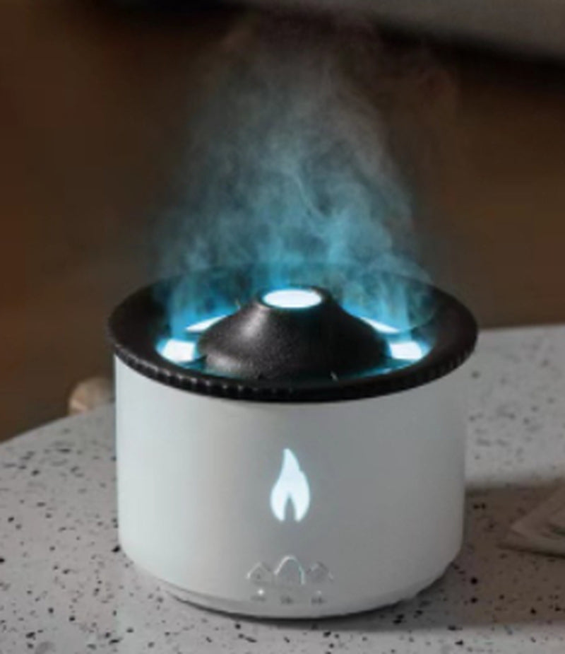 New Two-Color Spray Ring Volcano Humidifier