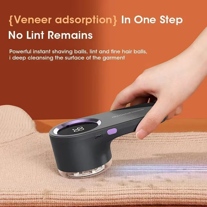 Youpin Lint Remover Electric Hairball Trimmer Smart LED Digital Display Fabric USB Charging Portable Professional Fast